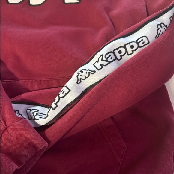 Kappa Maroon Hoodie with Iconic Logo Mens Large - Picture 2 of 4